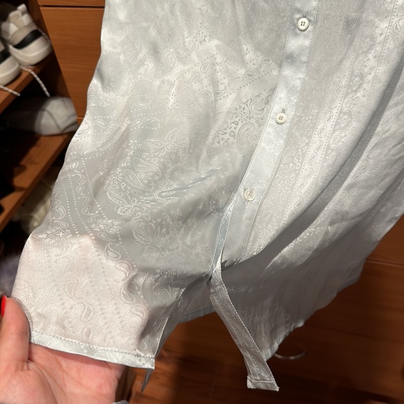 Tell Your Friends Paisley Silk Shirt - Picture 4 of 5